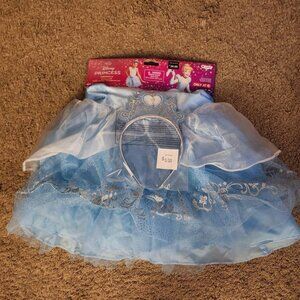 NEW Cinderella Skirt and Head Band Dress Up Costume